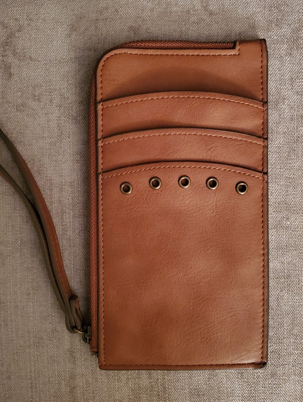 Maurice Faux Leather Wristlet
